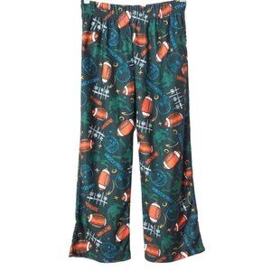 Cherokee | Green Football Pattern Sleep Pants Sz M